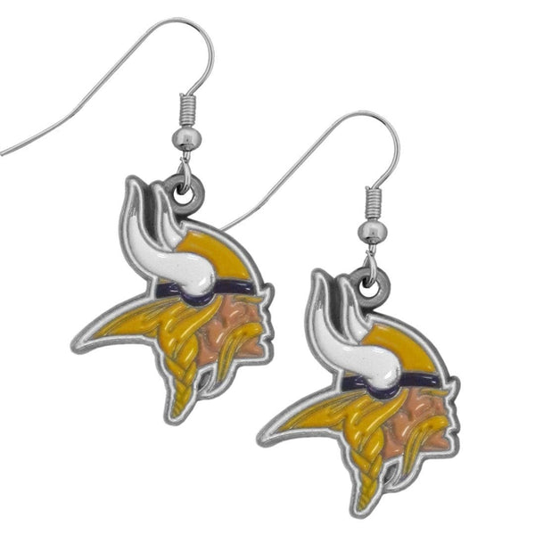 Sports Jewelry & Accessories NFL - Minnesota Vikings Dangle Earrings JM Sports-7