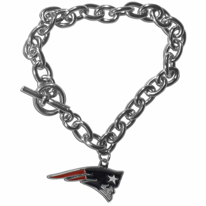 Sports Jewelry & Accessories NFL - New England Patriots Charm Chain Bracelet JM Sports-7