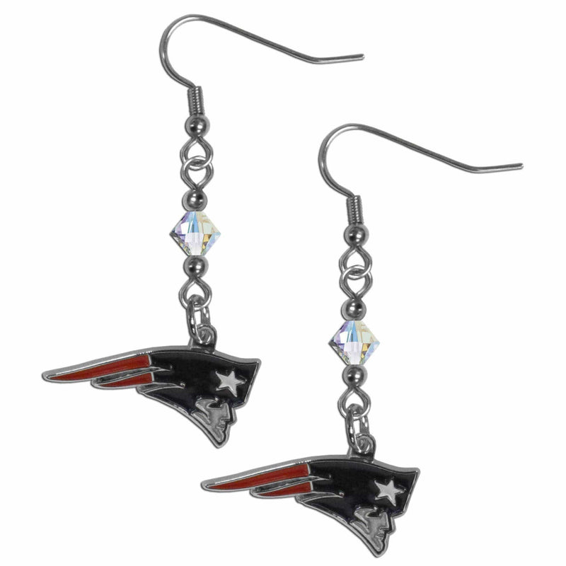 NFL - New England Patriots Crystal Dangle Earrings