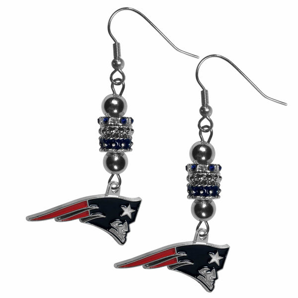 Sports Jewelry & Accessories NFL - New England Patriots Euro Bead Earrings JM Sports-7