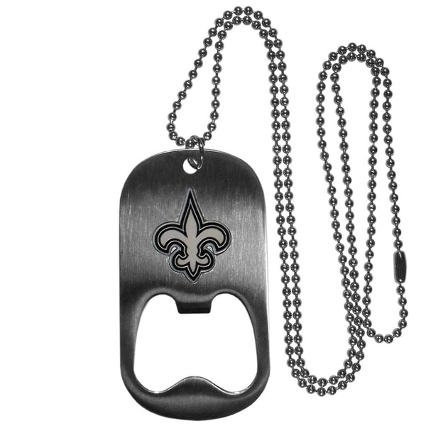 Sports Jewelry & Accessories NFL - New Orleans Saints Bottle Opener Tag Necklace JM Sports-7
