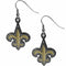 Sports Jewelry & Accessories NFL - New Orleans Saints Chrome Dangle Earrings JM Sports-7