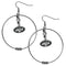 Sports Jewelry & Accessories NFL - New York Jets 2 Inch Hoop Earrings JM Sports-7