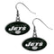 Sports Jewelry & Accessories NFL - New York Jets Chrome Dangle Earrings JM Sports-7