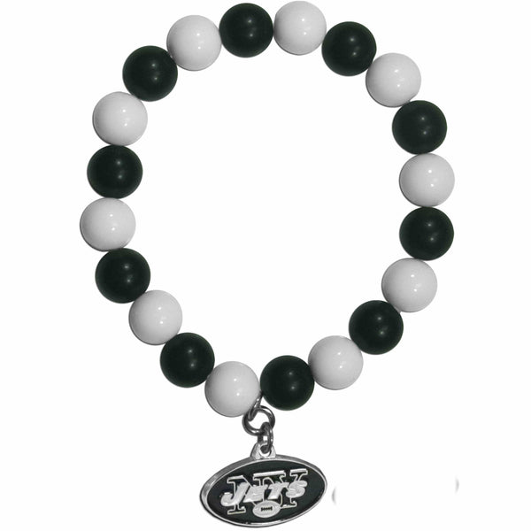Sports Jewelry & Accessories NFL - New York Jets Fan Bead Bracelet JM Sports-7