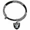 Sports Jewelry & Accessories NFL - Oakland Raiders Crystal Memory Wire Bracelet JM Sports-7