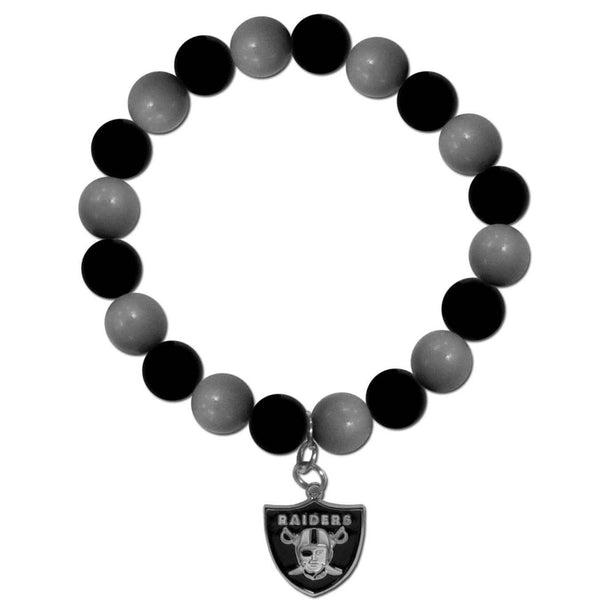 Sports Jewelry & Accessories NFL - Oakland Raiders Fan Bead Bracelet JM Sports-7