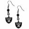 Sports Jewelry & Accessories NFL - Oakland Raiders Fan Bead Dangle Earrings JM Sports-7