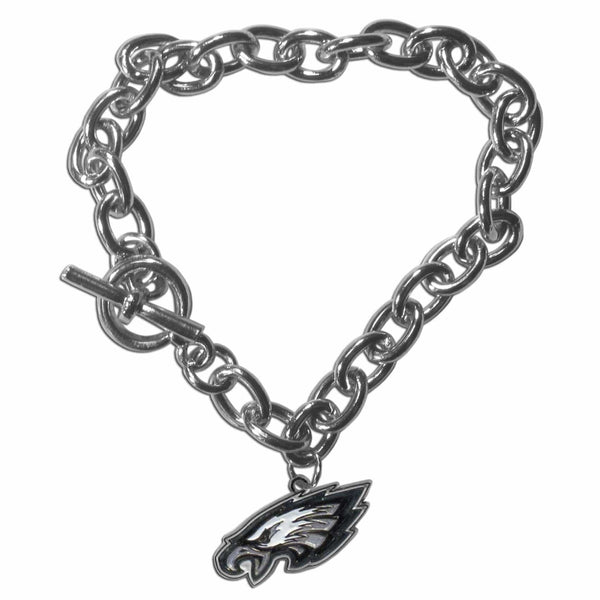 Sports Jewelry & Accessories NFL - Philadelphia Eagles Charm Chain Bracelet JM Sports-7