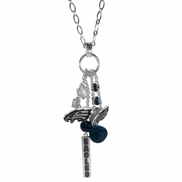 Sports Jewelry & Accessories NFL - Philadelphia Eagles Cluster Necklace JM Sports-7