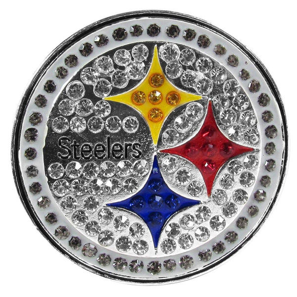 Sports Jewelry & Accessories NFL - Pittsburgh Steelers Crystal Pin JM Sports-7