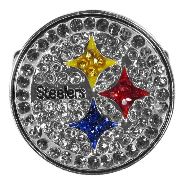 Sports Jewelry & Accessories NFL - Pittsburgh Steelers Crystal Ring JM Sports-7