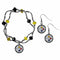 Sports Jewelry & Accessories NFL - Pittsburgh Steelers Dangle Earrings and Crystal Bead Bracelet Set JM Sports-7
