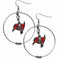 Sports Jewelry & Accessories NFL - Tampa Bay Buccaneers 2 Inch Hoop Earrings JM Sports-7