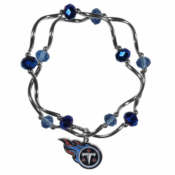 Sports Jewelry & Accessories NFL - Tennessee Titans Crystal Bead Bracelet JM Sports-7