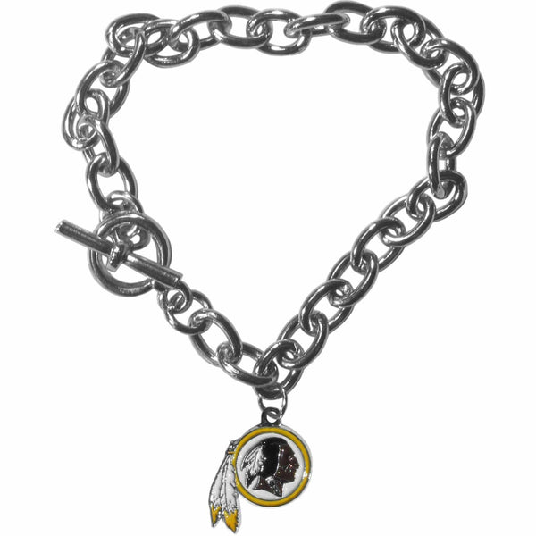 Sports Jewelry & Accessories NFL - Washington Redskins Charm Chain Bracelet JM Sports-7