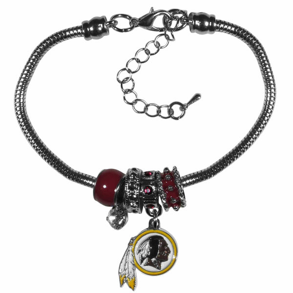 Sports Jewelry & Accessories NFL - Washington Redskins Euro Bead Bracelet JM Sports-7
