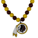 Sports Jewelry & Accessories NFL - Washington Redskins Fan Bead Necklace JM Sports-7