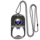 Sports Jewelry & Accessories NHL - Buffalo Sabres Bottle Opener Tag Necklace JM Sports-7