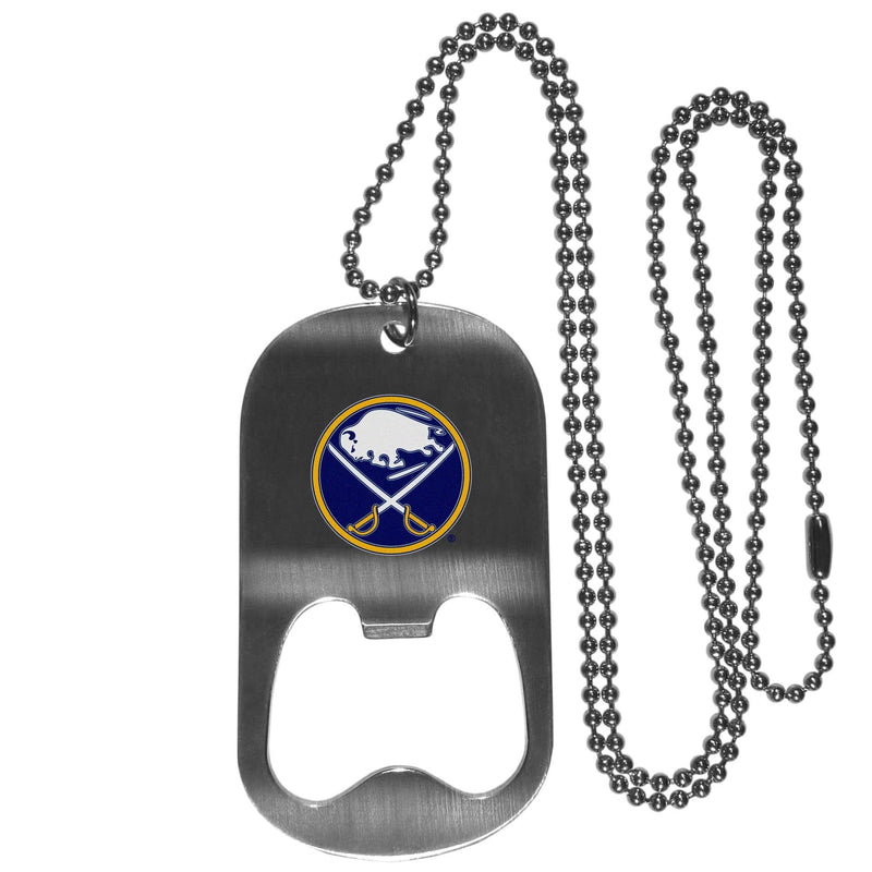 Sports Jewelry & Accessories NHL - Buffalo Sabres Bottle Opener Tag Necklace JM Sports-7