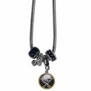 Sports Jewelry & Accessories NHL - Buffalo Sabres Euro Bead Necklace JM Sports-7