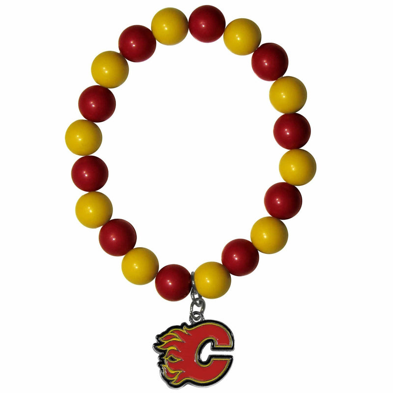 Sports Jewelry & Accessories NHL - Calgary Flames Fan Bead Bracelet JM Sports-7