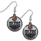 Sports Jewelry & Accessories NHL - Edmonton Oilers Chrome Dangle Earrings JM Sports-7