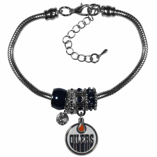 Sports Jewelry & Accessories NHL - Edmonton Oilers Euro Bead Bracelet JM Sports-7