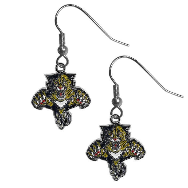 Sports Jewelry & Accessories NHL - Florida Panthers Chrome Dangle Earrings JM Sports-7