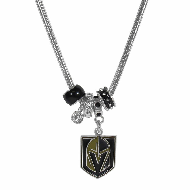 Sports Jewelry & Accessories NHL - Las Vegas Golden Knights Euro Bead Necklace JM Sports-7