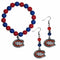 Sports Jewelry & Accessories NHL - Montreal Canadiens Fan Bead Earrings and Bracelet Set JM Sports-7