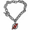 Sports Jewelry & Accessories NHL - New Jersey Devils Charm Chain Bracelet JM Sports-7