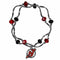 Sports Jewelry & Accessories NHL - New Jersey Devils Crystal Bead Bracelet JM Sports-7