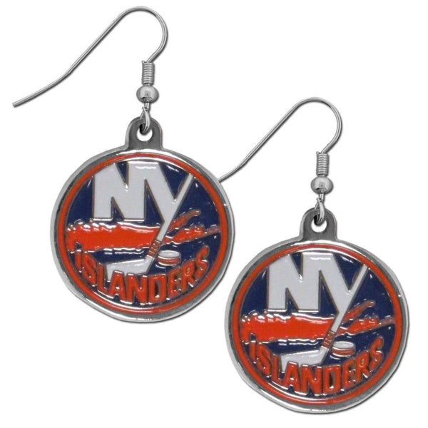 Sports Jewelry & Accessories NHL - New York Islanders Chrome Dangle Earrings JM Sports-7
