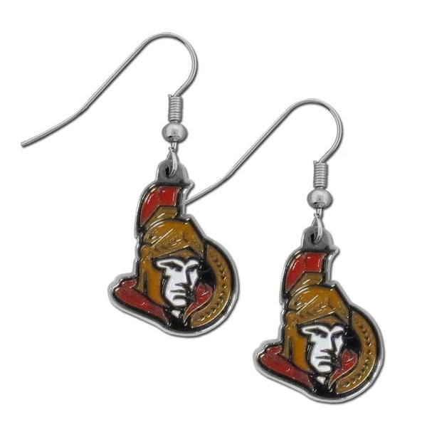 Sports Jewelry & Accessories NHL - Ottawa Senators Chrome Dangle Earrings JM Sports-7