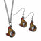 Sports Jewelry & Accessories NHL - Ottawa Senators Dangle Earrings and Chain Necklace Set JM Sports-7