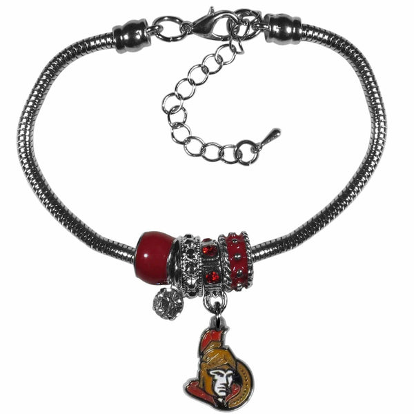 Sports Jewelry & Accessories NHL - Ottawa Senators Euro Bead Bracelet JM Sports-7