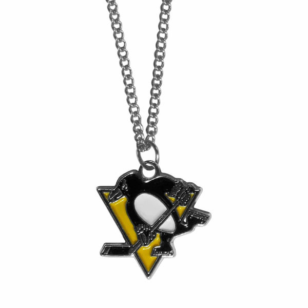 Sports Jewelry & Accessories NHL - Pittsburgh Penguins Chain Necklace with Small Charm JM Sports-7