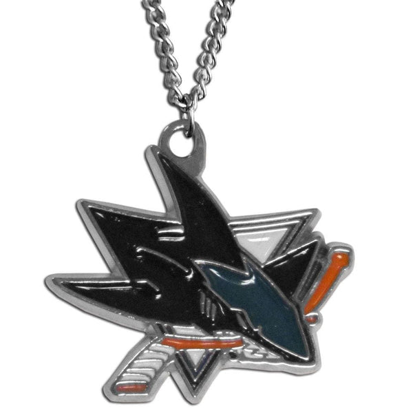 Sports Jewelry & Accessories NHL - San Jose Sharks Chain Necklace JM Sports-7