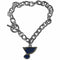 Sports Jewelry & Accessories NHL - St. Louis Blues Charm Chain Bracelet JM Sports-7