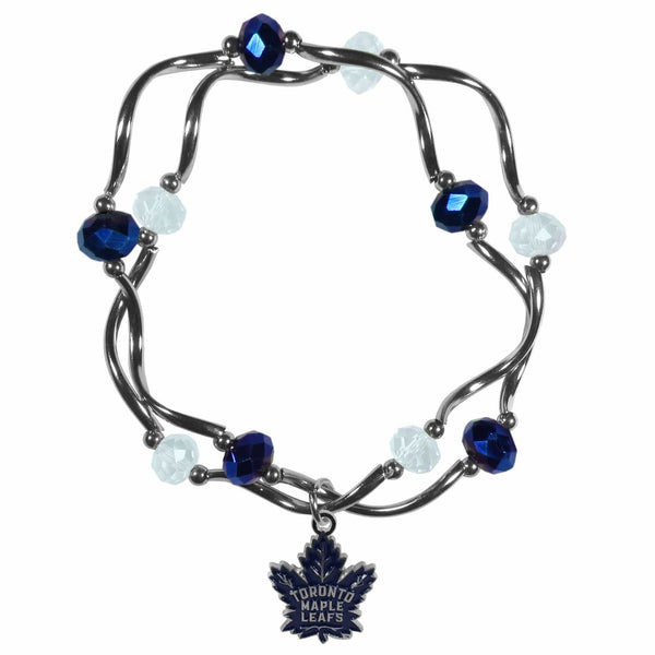 Sports Jewelry & Accessories NHL - Toronto Maple Leafs Crystal Bead Bracelet JM Sports-7