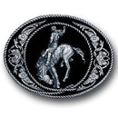 Sports Jewelry & Accessories Sports Accessories - Bronco (Diamond Cut) Enameled Belt Buckle JM Sports-7