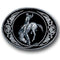 Sports Jewelry & Accessories Sports Accessories - Bronco (Diamond Cut) Enameled Belt Buckle JM Sports-7