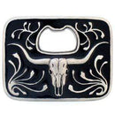 Sports Jewelry & Accessories Sports Accessories - Buffalo Skull Bottle Opener Belt Buckle JM Sports-7