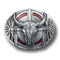 Sports Jewelry & Accessories Sports Accessories - Buffalo Skull/Feathers Enameled Belt Buckle JM Sports-7