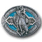Sports Jewelry & Accessories Sports Accessories - Bull Rider Rope Border Enameled Belt Buckle JM Sports-7