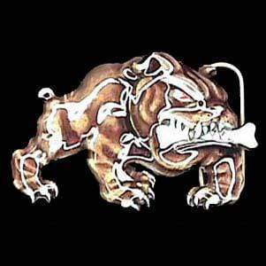 Sports Jewelry & Accessories Sports Accessories - Bulldog with Bone Enameled Belt Buckle JM Sports-7