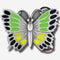Sports Jewelry & Accessories Sports Accessories - Butterfly Green Enameled Belt Buckle JM Sports-7