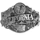 Sports Accessories - California Antiqued Belt Buckle