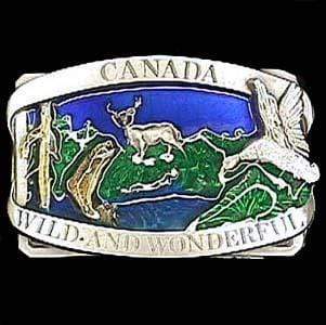 Sports Jewelry & Accessories Sports Accessories - Canada Wild/Wonderful Enameled Belt Buckle JM Sports-7